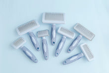 Load image into Gallery viewer, Mr. Giggles Paddle Brush Light Blue + Smog Blue - Dogs And The City Online