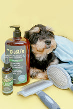 Load image into Gallery viewer, Mr. Giggles Paddle Brush Light Blue + Smog Blue - Dogs And The City Online