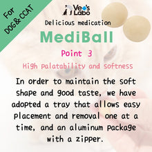 Load image into Gallery viewer, VET'S LABO 16939 Japanese Medi Ball for Dog Liver Flavor Treats 15pcs 20g