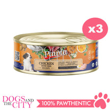 Load image into Gallery viewer, PAWTA Grain Free Canned  Wet Dog Food - Chicken with Egg for Puppy  (3 Cans)