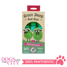 Load image into Gallery viewer, GKDC03 Green Sheep Biodegradable Pet Poop Bag Strawberry Fragrance 18 rolls