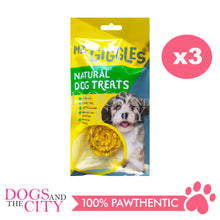 Load image into Gallery viewer, Mr. Giggles GPP0823002 Lollipop Shaped Hide Dog Treats  60g  (3packs) - Dogs And The City Online