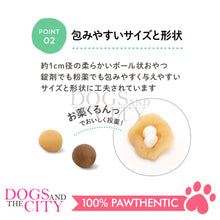Load image into Gallery viewer, VET'S LABO 16940 Japanese Medi Ball for Dog Milk Flavor Treats 15pcs 20g