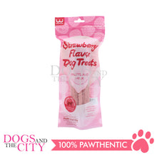 Load image into Gallery viewer, WLN-064  Strawberry flavored puffed dental bone 100g - Dogs And The City Online