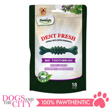 Load image into Gallery viewer, Dentalight 8209 Dent Fresh 3" Chlorophyll and Peppermint Dog Treats 150g - Dogs And The City Online