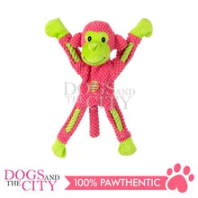Load image into Gallery viewer, Pawise 15026 Rope Tug Leg Monkey w/Multi Squeaker Chew Dog Toy 37cm - Dogs And The City Online