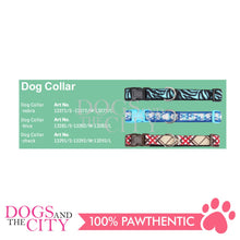 Load image into Gallery viewer, PAWISE  13291 Dog Collar - Checkered Extra Small (15-25cm/10mm) - Dogs And The City Online