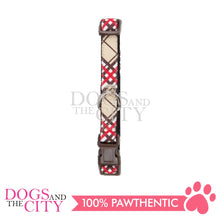 Load image into Gallery viewer, PAWISE  13291 Dog Collar - Checkered Extra Small (15-25cm/10mm) - Dogs And The City Online
