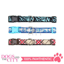 Load image into Gallery viewer, PAWISE  13291 Dog Collar - Checkered Extra Small (15-25cm/10mm) - Dogs And The City Online
