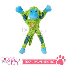 Load image into Gallery viewer, Pawise 15026 Rope Tug Leg Monkey w/Multi Squeaker Chew Dog Toy 37cm - Dogs And The City Online