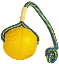 Load image into Gallery viewer, SLP FT002 Swing 'n Fling DuraFoam Ball Rope Dog Toy 6cm - Dogs And The City Online