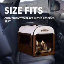 Load image into Gallery viewer, PAWISE 12527 Foldable Soft Dog Crate Pet Kennel House, Portable Crate for Medium to Large Dogs, Lightweight Travel Crate Kennel Indoor &amp; Outdoor, Large 79x56x61cm