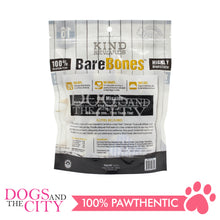 Load image into Gallery viewer, KIND REWARDS 9634 Bare Bones Knotted 2" Made with Real Peanut Butter Flavor 100% Rawhide Free Small Dog Treats 264g