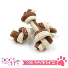 Load image into Gallery viewer, KIND REWARDS 9897-24 No Hide Bones Peanut Butter 4" 100% Rawhide Free With Real Peanut Butter Inside Medium 66g - Dogs And The City Online
