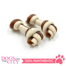 Load image into Gallery viewer, KIND REWARDS 9897-24 No Hide Bones Peanut Butter 4" 100% Rawhide Free With Real Peanut Butter Inside Medium 66g - Dogs And The City Online