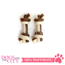 Load image into Gallery viewer, KIND REWARDS 9897-24 No Hide Bones Peanut Butter 4" 100% Rawhide Free With Real Peanut Butter Inside Medium 66g - Dogs And The City Online