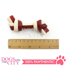 Load image into Gallery viewer, KIND REWARDS 9899-24 No Hide Bones 4" Chicken Flavor 100% Rawhide Free With Real Chicken Treats Inside Medium 66g