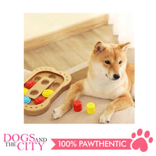 Load image into Gallery viewer, DGZ WO-132 Bone Shaped Wood Dog Educational Pet Toy 29x19cm