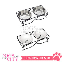 Load image into Gallery viewer, DGZ HCT-TJ26Y Small Steel Frame Fish-Shaped Ceramic Bowl 26*12.7*7Cm