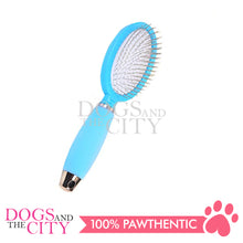 Load image into Gallery viewer, DGZ LG328 Single Brush with Silicone Handle SMALL for Dog and Cat 10CM - Dogs And The City Online