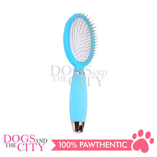 Load image into Gallery viewer, DGZ LG328 Single Brush with Silicone Handle SMALL for Dog and Cat 10CM - Dogs And The City Online