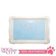 Load image into Gallery viewer, DGZ Pet Potty Train Pan Portable Indoor Outdoor Potty Holder MEDIUM for Dog and Puppy 50x40cm - Dogs And The City Online