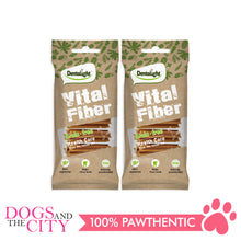 Load image into Gallery viewer, Dentalight 5437 3.7" Vital Fiber Wellbar Dog Treats 70g (2 packs) - Dogs And The City Online