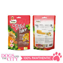 Load image into Gallery viewer, DENTALIGHT 10097 2.7" Small Vital Fiber Brush×8pcs 80g Honey, Fennel Seed, Kumquat Dog Treats