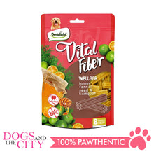 Load image into Gallery viewer, DENTALIGHT 10127 3" Small Vital Fiber Wellbar×8pcs 80g Honey, Fennel Seed, Kumquat Dog Treats