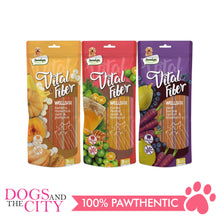 Load image into Gallery viewer, Dentalight 10790 8" Vital Fiber Wellbar×3pcs 250g LARGE Banana, Mountain Yam, Pumpkin Dog Treats