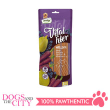 Load image into Gallery viewer, Dentalight 10813 8" Vital Fiber Wellbar×3pcs LARGE 250g Pear, Purple Carrot, Blueberry Dog Treats