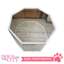 Load image into Gallery viewer, M-BABY Patented Transparent Modern ACRYLIC Pet Playpen Portable Model 66CM high 8 Panels for Dog and Cat