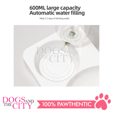 Load image into Gallery viewer, MRCT Automatic Pets Water Feeder with Rotating Tilted Cat/Dog Bowl Small 25x24.5x13.9cm - Dogs And The City Online