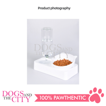 Load image into Gallery viewer, MRCT Automatic Pets Water Feeder with Rotating Tilted Cat/Dog Bowl LARGE 29.3x25.5x17.5cm - Dogs And The City Online