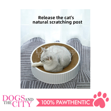 Load image into Gallery viewer, MRCT Compass Pets Corrugated Cat Scratch Replacement Pad Scratcher Inner Core XL 46x46x10cm