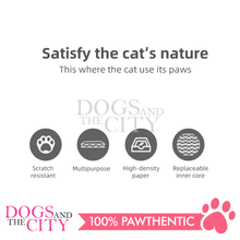 Load image into Gallery viewer, MRCT Compass Pet Scratcher XL White 460*460*100mm - Dogs And The City Online