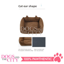 Load image into Gallery viewer, MRCT Cat with Ear Design Pet Bed (Brown) for Dog and Cat - Dogs And The City Online