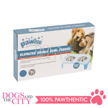 Load image into Gallery viewer, Pawise 11019 Elevated Double Bowl Feeder Large 750ml