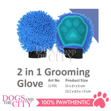 Load image into Gallery viewer, PAWISE 11496 2 in 1 Magic Pet Grooming Gloves for Dog and Cat - Dogs And The City Online