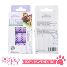 Load image into Gallery viewer, PAWISE 11615 Poop Bags Spice Lavender 4rolls 15shts - 32x19cm Purple - Dogs And The City Online