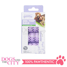 Load image into Gallery viewer, PAWISE 11615 Poop Bags Spice Lavender 4rolls 15shts - 32x19cm Purple - Dogs And The City Online