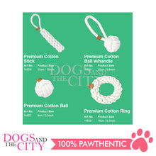 Load image into Gallery viewer, Pawise 14860 Premium Cotton Ball w/ Handle Pet Toys - Dogs And The City Online