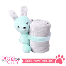 Load image into Gallery viewer, Pawise 15285 Pupply Pastel Life Blanket 2in1 with Dog Toy for Pets Large 70x60cm - Dogs And The City Online