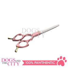 Load image into Gallery viewer, SHARK TEETH Colorful Professional Pet Grooming Scissors Dog Shears with Finger Rings, 6.5" Straight