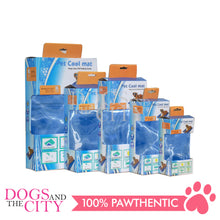 Load image into Gallery viewer, SLP Pet Cooling Mat Wave Blue Design Medium 40X50cm