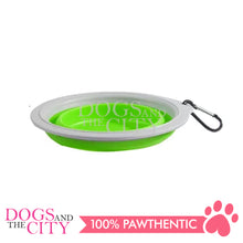 Load image into Gallery viewer, PAWISE 11003 Collapsible Pet Bowl for Dog and Cat 680ml 14cm*5cm