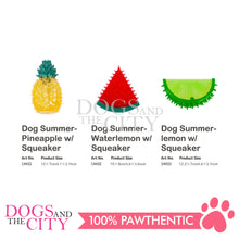 Load image into Gallery viewer, PAWISE 14433 Dog Summer Cooling Lemon w/squeaker Freezable Pet Toy 12.2x7cm - Dogs And The City Online