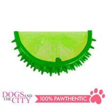 Load image into Gallery viewer, PAWISE 14433 Dog Summer Cooling Lemon w/squeaker Freezable Pet Toy 12.2x7cm - Dogs And The City Online