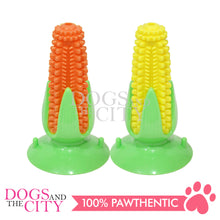 Load image into Gallery viewer, PAWISE 14474 Squeaky Dog Chew Dental Toy - Corn 15cm - Dogs And The City Online