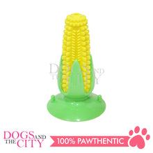 Load image into Gallery viewer, PAWISE 14474 Squeaky Dog Chew Dental Toy - Corn 15cm - Dogs And The City Online